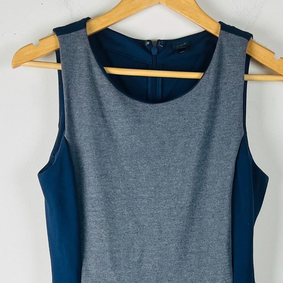 2/$30 J Crew Navy Gray Dress 2 - Picture 5 of 6